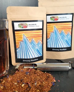 ZIMOWY ROOIBOS - Herbata ze skórką pomarańczy i korzennymi przyprawami