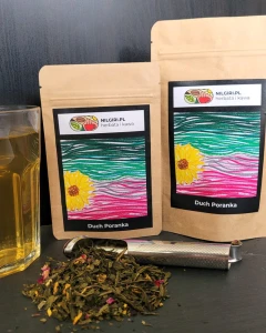 DUCH PORANKA - sencha z różą, malwą i mango