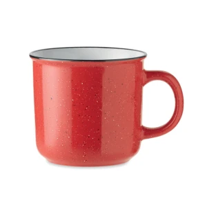 Duży ceramiczny kubek w stylu vintage