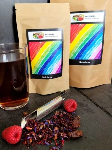 RAINBOW - Herbata owocowa z hibiskusem, różą, czarnym bzem, bławatekiem